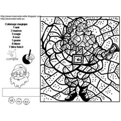 Dessin à colorier: Coloriage magique (Éducatifs) #126286 - Coloriages à Imprimer Gratuits