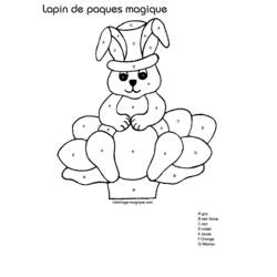 Dessin à colorier: Coloriage magique (Éducatifs) #126309 - Coloriages à Imprimer Gratuits