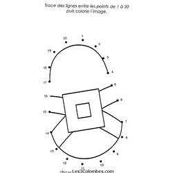 Dessin à colorier: Coloriage point à point (Éducatifs) #125931 - Coloriages à Imprimer Gratuits