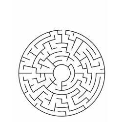 Dessin à colorier: Labyrinthes (Éducatifs) #126422 - Coloriages à Imprimer