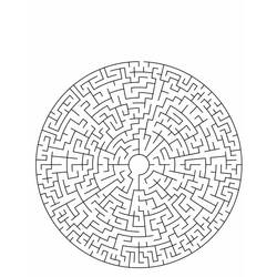 Dessin à colorier: Labyrinthes (Éducatifs) #126425 - Coloriages à Imprimer
