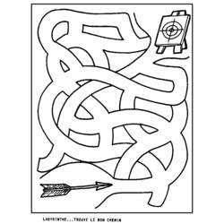 Dessin à colorier: Labyrinthes (Éducatifs) #126462 - Coloriages à Imprimer Gratuits