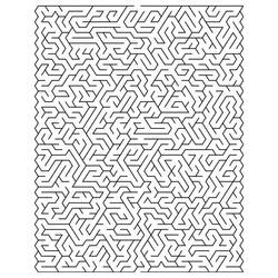 Dessin à colorier: Labyrinthes (Éducatifs) #126472 - Coloriages à Imprimer