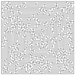 Dessin à colorier: Labyrinthes (Éducatifs) #126485 - Coloriages à Imprimer