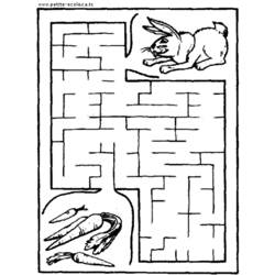 Dessin à colorier: Labyrinthes (Éducatifs) #126500 - Coloriages à Imprimer Gratuits