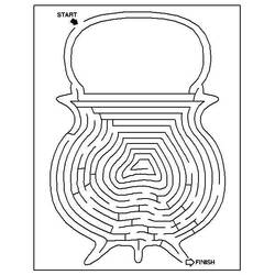 Dessin à colorier: Labyrinthes (Éducatifs) #126507 - Coloriages à Imprimer Gratuits