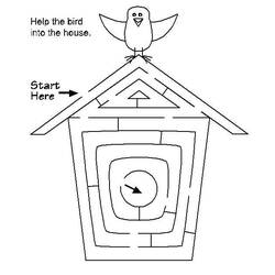 Dessin à colorier: Labyrinthes (Éducatifs) #126509 - Coloriages à Imprimer Gratuits