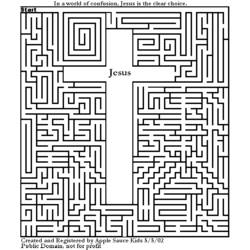 Dessin à colorier: Labyrinthes (Éducatifs) #126526 - Coloriages à imprimer