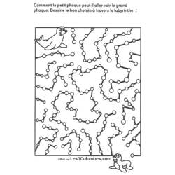 Dessin à colorier: Labyrinthes (Éducatifs) #126603 - Coloriages à Imprimer Gratuits