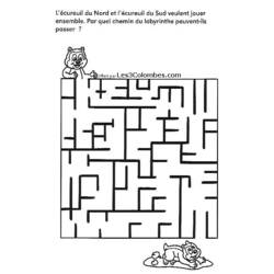 Dessin à colorier: Labyrinthes (Éducatifs) #126677 - Coloriages à Imprimer Gratuits