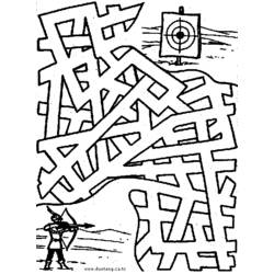 Dessin à colorier: Labyrinthes (Éducatifs) #126719 - Coloriages à Imprimer Gratuits