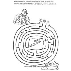 Dessin à colorier: Labyrinthes (Éducatifs) #126724 - Coloriages à Imprimer Gratuits