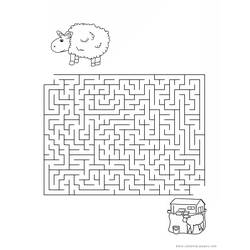 Dessin à colorier: Labyrinthes (Éducatifs) #126757 - Coloriages à Imprimer Gratuits