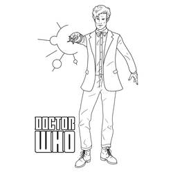 Dessin à colorier: Doctor Who (Émissions de Télévision) #153104 - Coloriages à imprimer