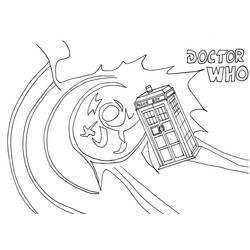 Dessin à colorier: Doctor Who (Émissions de Télévision) #153113 - Coloriages à imprimer