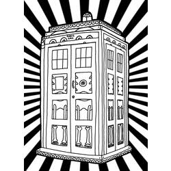 Dessin à colorier: Doctor Who (Émissions de Télévision) #153116 - Coloriages à imprimer