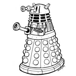 Dessin à colorier: Doctor Who (Émissions de Télévision) #153139 - Coloriages à imprimer