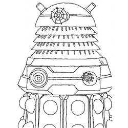 Dessin à colorier: Doctor Who (Émissions de Télévision) #153186 - Coloriages à imprimer