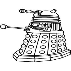 Dessin à colorier: Doctor Who (Émissions de Télévision) #153233 - Coloriages à imprimer