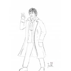Dessin à colorier: Sherlock (Émissions de Télévision) #153447 - Coloriages à imprimer