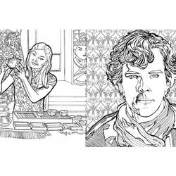 Dessin à colorier: Sherlock (Émissions de Télévision) #153505 - Coloriages à imprimer