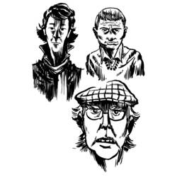 Dessin à colorier: Sherlock (Émissions de Télévision) #153521 - Coloriages à imprimer