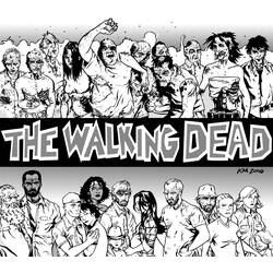 Dessin à colorier: The Walking Dead (Émissions de Télévision) #151966 - Coloriages à Imprimer