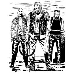 Dessin à colorier: The Walking Dead (Émissions de Télévision) #152121 - Coloriages à Imprimer