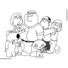 Dessin à colorier: Famille (Famille et Amis) #95105 - Coloriages à Imprimer Gratuits