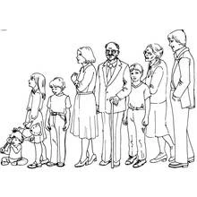 Dessins à colorier: Famille - Coloriages à Imprimer Gratuits