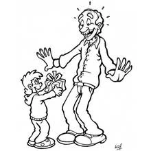 Dessin à colorier: Famille (Famille et Amis) #95187 - Coloriages à Imprimer Gratuits