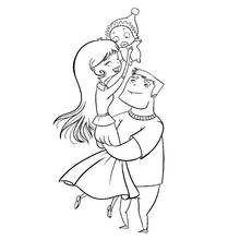 Dessin à colorier: Famille (Famille et Amis) #95191 - Coloriages à Imprimer Gratuits