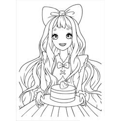 Dessin à colorier: Fille Ado (Famille et Amis) #194520 - Coloriages à Imprimer Gratuits