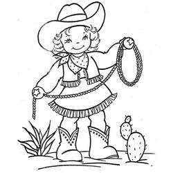 Coloriage Fillette (Famille et Amis) #191916 à imprimer et colorier