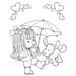 Coloriage Fillette (Famille et Amis) #191923 à imprimer et colorier