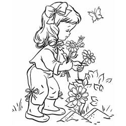 Coloriage Fillette (Famille et Amis) #191928 à imprimer et colorier