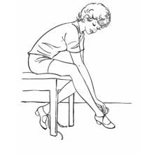 Coloriage Fillette (Famille et Amis) #96597 à imprimer et colorier