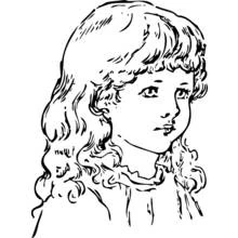 Coloriage Fillette (Famille et Amis) #96642 à imprimer et colorier