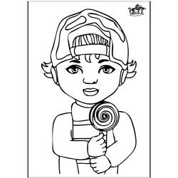 Page de coloriage Garçon (Famille et Amis) #97361, gratuite à imprimer