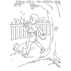 Coloriage à imprimer Garçon (Famille et Amis) #97424 pour enfants et adultes