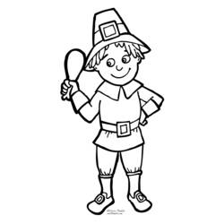 Coloriage Garçon (Famille et Amis) #97463, dessin gratuit prêt à imprimer
