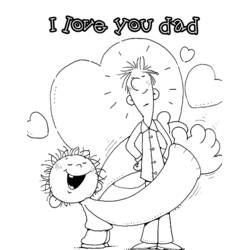 Coloriage Papa (Famille et Amis) #103556 à imprimer et colorier