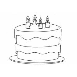 Dessin à colorier: Anniversaire (Fêtes et Célébrations) #57068 - Coloriages à Imprimer Gratuits