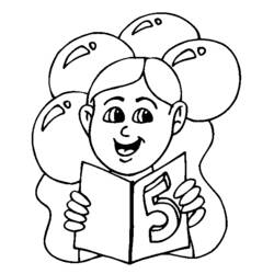 Coloriage gratuit Anniversaire (Fêtes et Célébrations) #57180 à colorier aux crayons