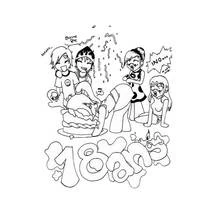 Page de coloriage Anniversaire (Fêtes et Célébrations) #57203, gratuite à imprimer