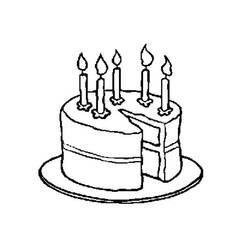 Dessin à colorier: Anniversaire (Fêtes et Célébrations) #57263 - Coloriages à Imprimer Gratuits