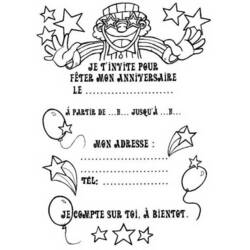 Dessin à colorier: Anniversaire (Fêtes et Célébrations) #57301 - Coloriages à Imprimer Gratuits