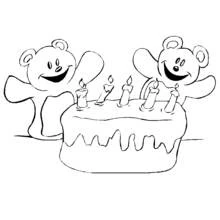 Coloriage Anniversaire (Fêtes et Célébrations) #57326 à imprimer et colorier