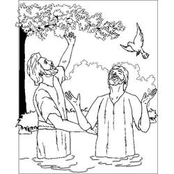 Dessin à colorier: Bapteme (Fêtes et Célébrations) #210717 - Coloriages à Imprimer Gratuits