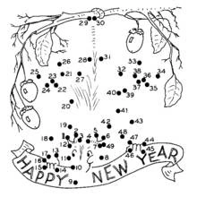 Dessin à colorier: Bonne Année (Fêtes et Célébrations) #60798 - Coloriages à Imprimer Gratuits